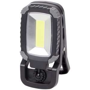 Wieder verfügbar: kleine LED-Akku-Lampe mit Klemme, schwenkbar (Abholung)