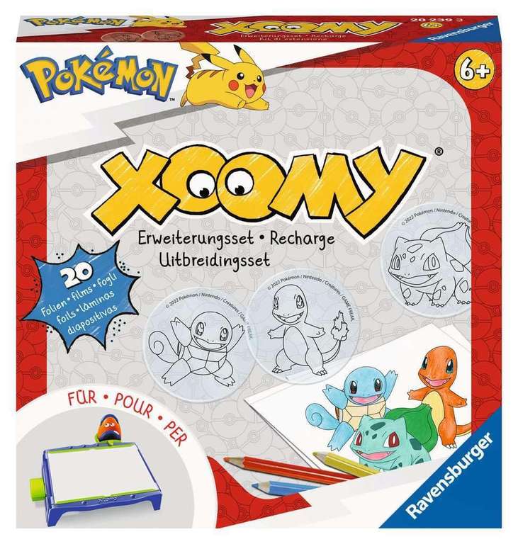 Pokemon Ravensburger Xoomy Erweiterungsset Pokémon 20239 - Prime