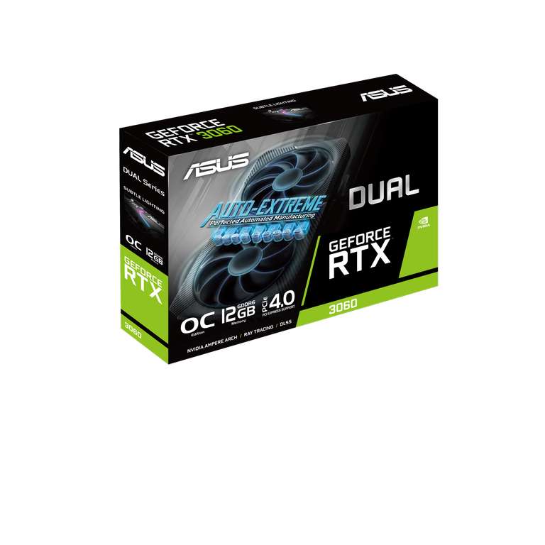 ASUS GeForce Dual RTX 3060 12GB V2 OC Edition