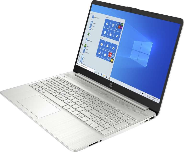 HP 15s-eq2431ng Laptop (15.6", 1920x1080, TN, 250nits, Ryzen 3 5300U, 8/512GB, aufrüstbar, USB-C, 2x USB-A, HDMI, SD, 41Wh, noOS, 1.69kg)