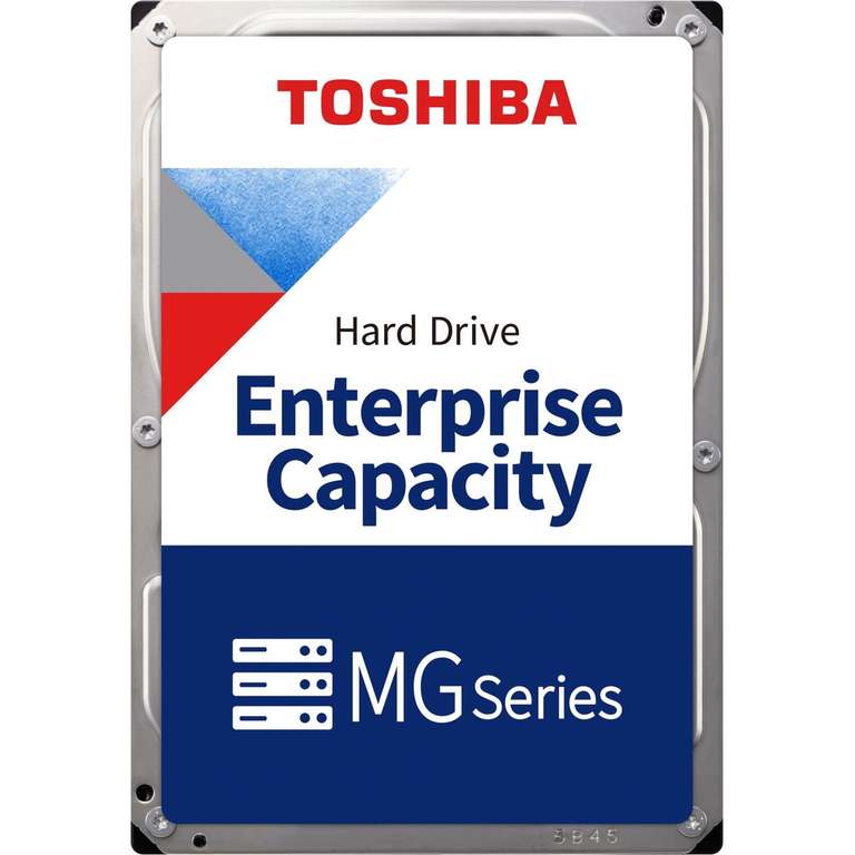 Toshiba Enterprise Capacity MG10ACA 20TB Festplatte (3.5", SATA, 7200rpm, 512MB Cache, FC-MAMR CMR, NAS-geeignet, 5J Garantie)