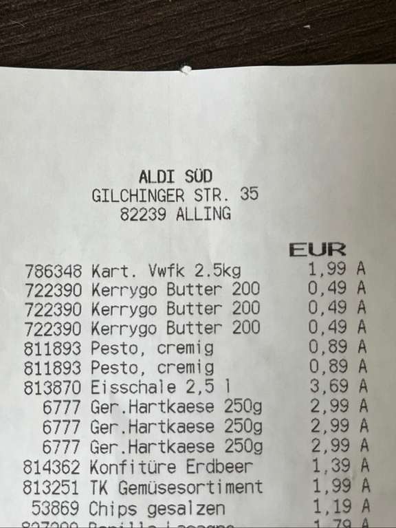 Lokal: Aldi Alling Kerrygold Butter 200g für 0,49 €