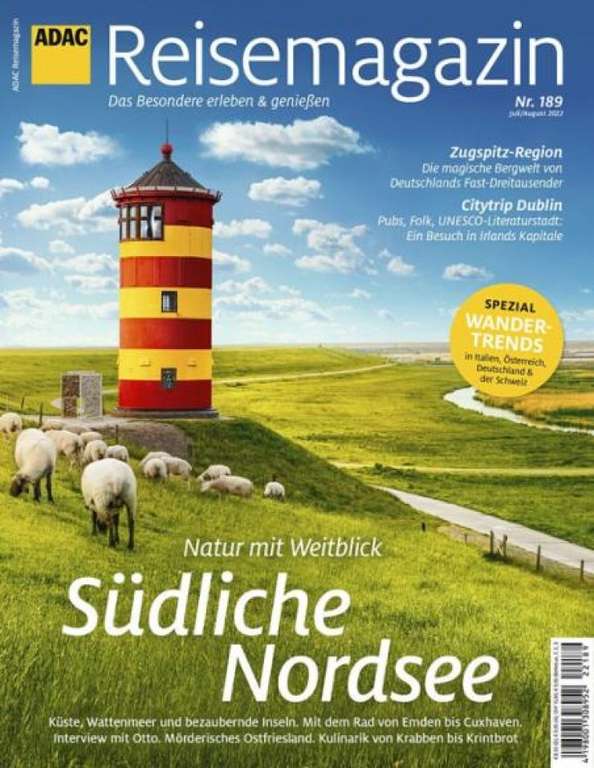 ADAC Reisemagazin mit 50€ Scheck oder Amazon-Gutschein als Prämie