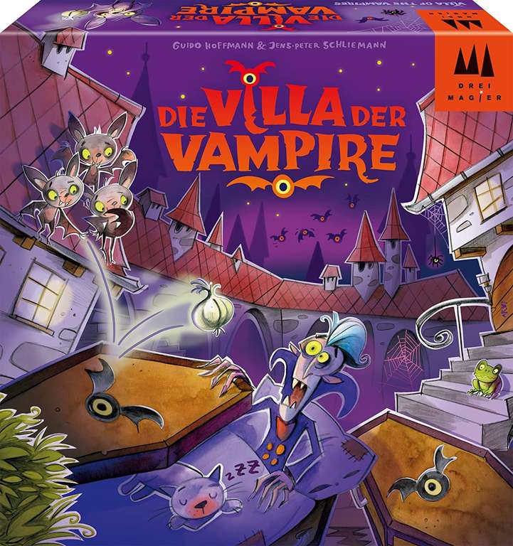 [Prime] Die Villa der Vampire | Kinderspiel / Geschicklichkeitsspiel für 2 - 4 Personen ab 5 Jahren | ca. 15 Min.