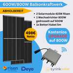 Balkonkraftwerk 600W/800W Risen/Deye (Abholung)