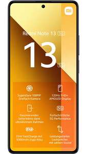 O2 Netz, 60+: Xiaomi Redmi Note 13 5G 256GB im Allnet/SMS Flat 3GB LTE für 6,99€/Monat, 29€ Zuzahlung, 30€ Wechselbonus