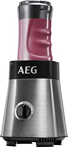 AEG MiniMixer SB 2900 Standmixer inkl. 1x 600 ml und 2x 300 ml Tritan-Flaschen