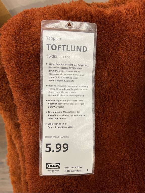 [Lokal Nürnberg/Fürth] Ikea Toftlund rot Kurzhaar