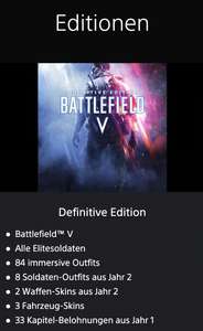 Battlefield V Definitive Edition für PS4 (PlayStation Store)