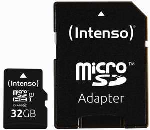 Intenso Micro SDHC Karte 32GB Speicherkarte UHS-I Premium 90 MB/s Class 10 bulk