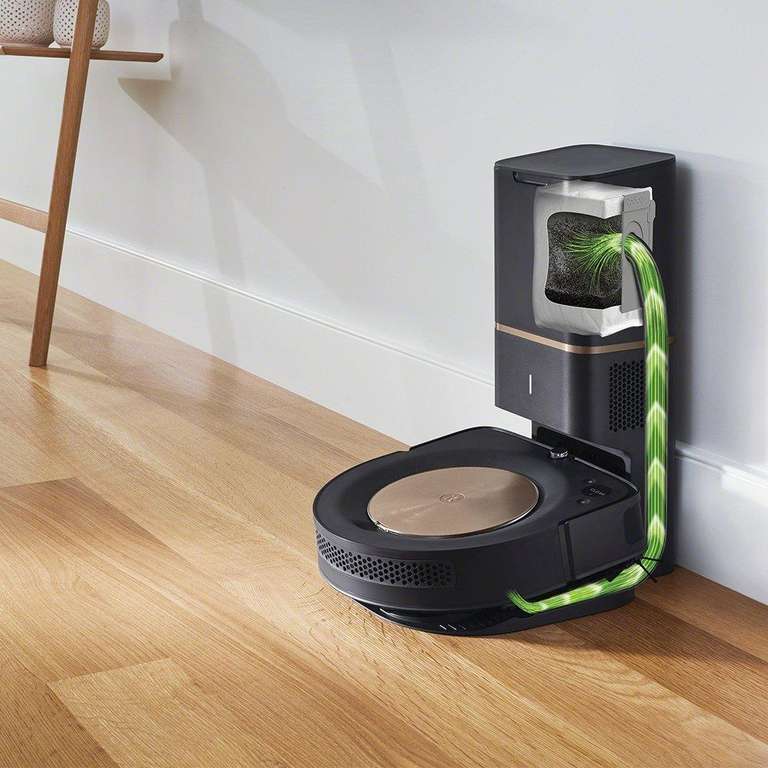 Roomba s9+ Saugroboter mit WLAN-Verbindung und automatischer Entleerung