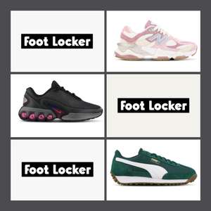 Foot Locker: Frühlingsdeals mit 15 % Rabatt ab 50 € Bestellwert (auch auf Sale), z. B. adidas, ON, PUMA