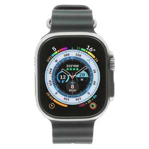 Apple Watch Ultra Titangehäuse 49mm (GPS+Cellular) mit Ocean Armband Mitternacht (Wie Neu - Verkäufer: Asgoodasnew)
