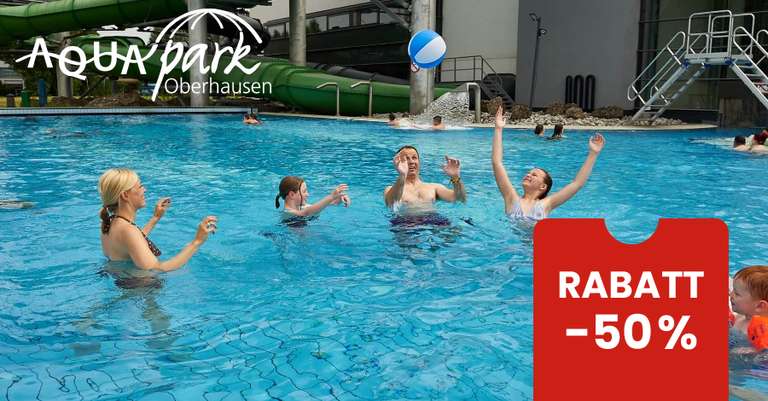 AQUApark Oberhausen Familien-Tageskarte Schwimmbad