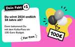 100€ Kulturpass für alle, die 2024 18 Jahre werden - Aktion startet 1.3.2024