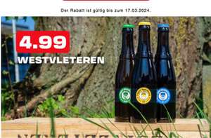 Mein Lieblingsbier Westvleteren 12 für je 4,49 €, alle anderen Biere mit 10% Rabatt