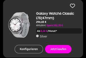 [CB] Samsung Galaxy Watch 6 Classic LTE (47mm)