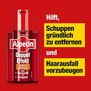 [Amazon Spar-Abo] Alpecin Doppel-Effekt Coffein-Shampoo, 1 x 200 ml - Gegen erblich bedingten Haarausfall und Schuppen - 30 % Coupon