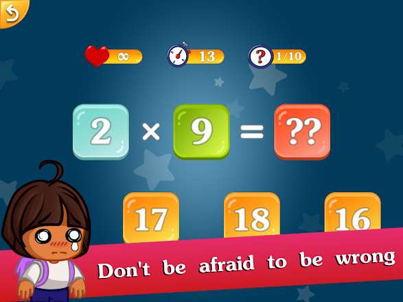 [google play store] Mathespiele für Kinder: Multiplikationstabelle PRO