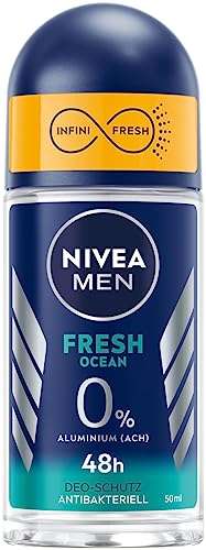 3x Nivea Deo Spray (150ml) oder Roll-On (50ml) z. B. Nivea Men Fresh Ocean Deo 1,17€/Stück (Prime Spar-Abo)