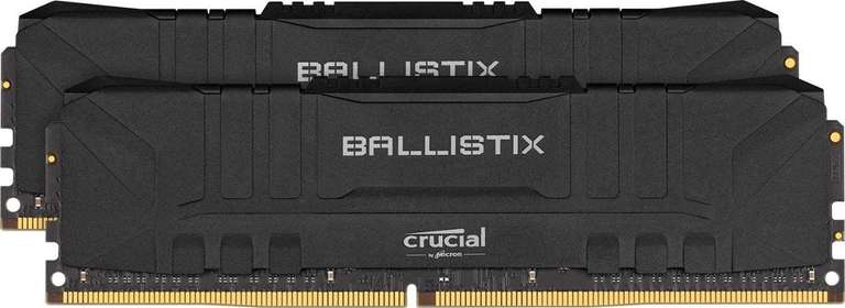 Crucial Ballistix schwarz DIMM Kit 32GB, DDR4-3200, CL16-18-18-36