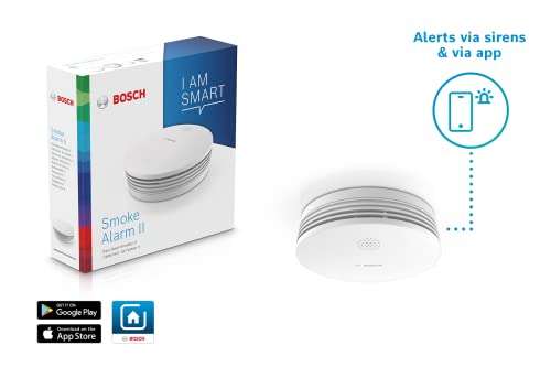 Bosch Smart Home Rauchmelder II (‎8750002142) für Controller und App / Amazon, incl. Versand / nur 1 Stück bestellbar
