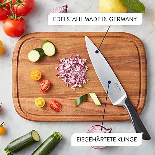 Jamie Oliver by Tefal K267S4 4-teiliges Messerset | Kochmesser | Santokumesser | Universalmesser | Schälmesser | unverwechselbares Design
