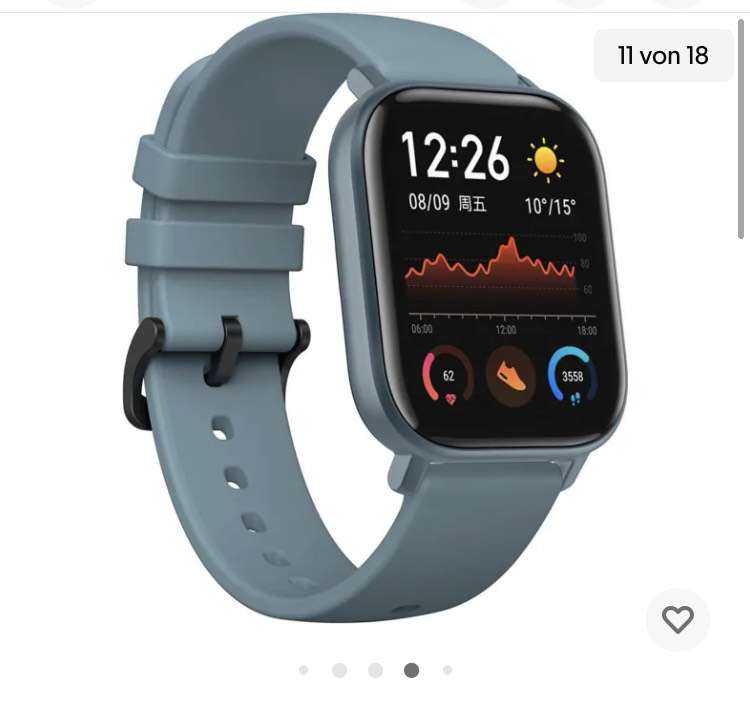 [ebay] AMAZFIT GTS Smartwatch für 39,90€ mit Versand (Refurbished)
