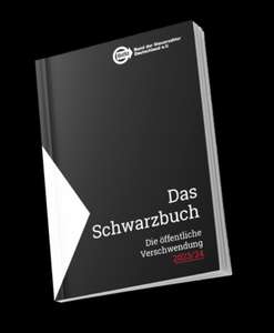 [BdSt] Das Schwarzbuch - die öffentliche Verschwendung 2023/2024 verfügbar als Print oder Download / gratis bestellen