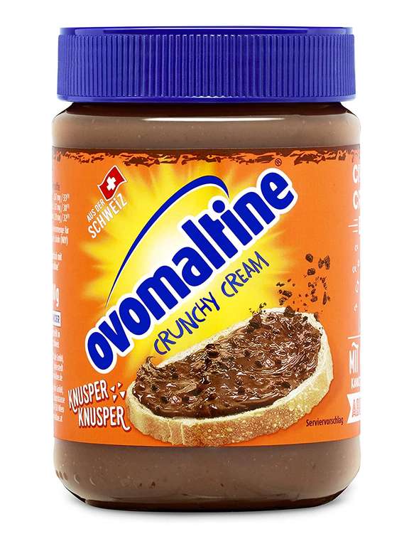 [Kaufland] Ovomaltine Crunchy Cream 380 g Glas für 1,79€ / 1,99 € (Angebot + Coupon) - ohne Palmöl