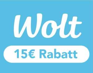 3 x 5€ Rabattcode für Wolt (Neukunden) + 7 Tage keine Liefergebühren
