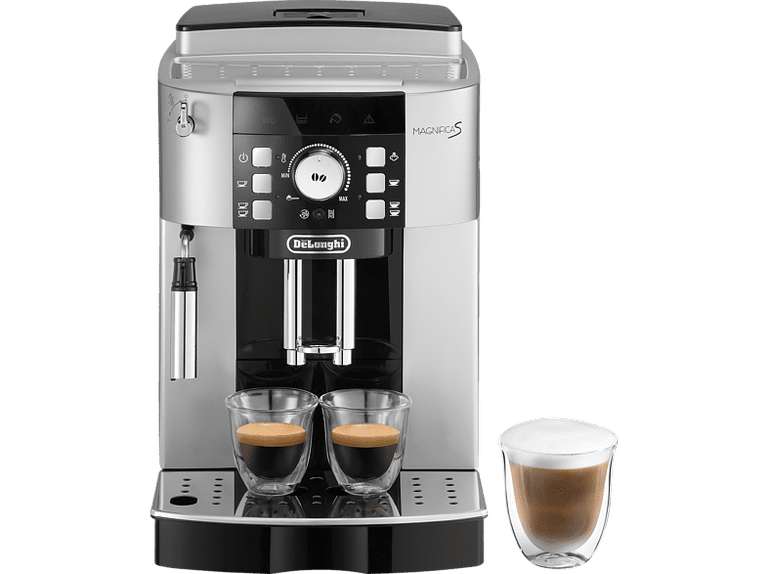 Saturn / Mediamarkt DELONGHI Magnifica S ECAM 21.116 Kaffeevollautomat Silber oder Schwarz