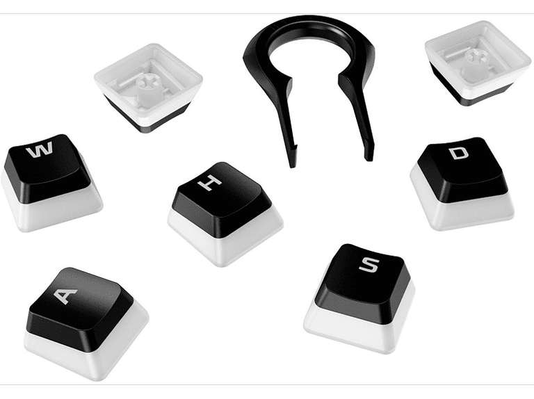 [Prime] HyperX Pudding Keycaps ABS schwarz (DE)