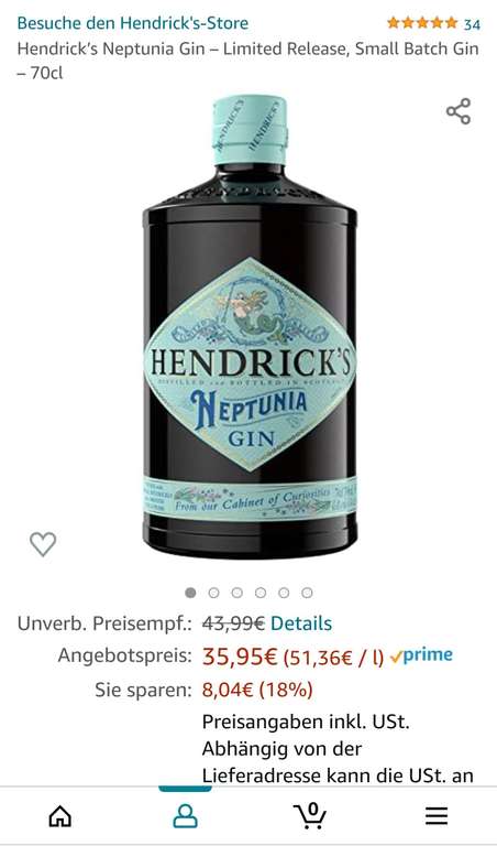 Hendricks Neptunia Gin (Sparabo)