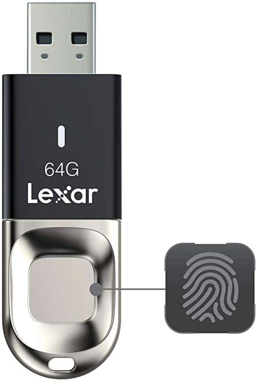 [Amazon] Lexar JumpDrive F35 64GB Fingerabdruck USB Stick