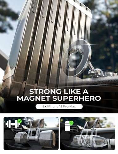 LISEN Handyhalterung Auto für MagSafe Autohalterung - [24x N52 Magnet]  Universal Magnetische Handyhalter , Armaturenbrett KFZ für iPhone 15 14 13  12 Pro Max Hülle Smartphone : : Elektronik & Foto