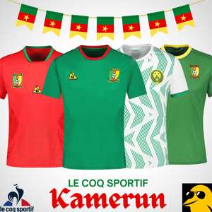 [Picksport] Kamerun Trikot Super Sale | 9 verschiedene Le Coq Sportif Kamerun Herren Fußball Trikots ab 7,99 € + VSK