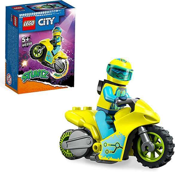 LEGO City - Stuntz Cyber-Stuntbike (60358) für 5,94€ inkl. Versand (Amazon Prime)