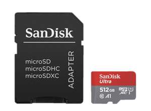 SANDISK Ultra UHS-I, Micro-SDXC Speicherkarte, 512 GB, 120 MB/s