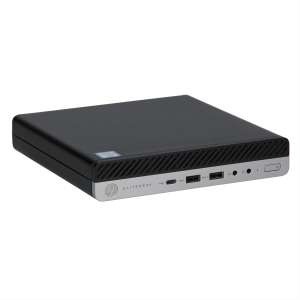 [Gebraucht] HP EliteDesk 800 G4 Desktop Mini PC (i5-8500T, 8/512GB, aufrüstbar, 2x DP, USB-C, 6x USB-A, LAN, Win10 Pro)
