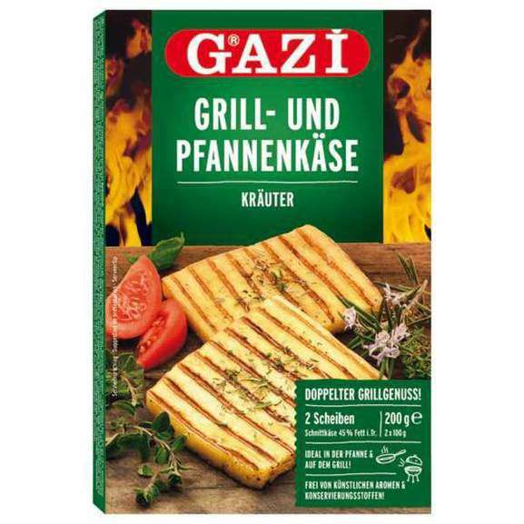[Aldi Süd] Gazi Grill-und Pfannenkäse(aus Kuhmilch), 200g Packung in versch.Sorten ab 14.07.23
