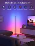 Govee RGBIC LED Stehlampe Wohnzimmer, WiFi Stehlampe Dimmbar, Alexa und Google Assistant, App-Steuerung, 16 Millionen Farben, 58 Szenenmodi,