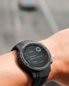 GARMIN Instinct 2S Solar Smartwatch Silikon, 112-180 mm, Schiefergrau