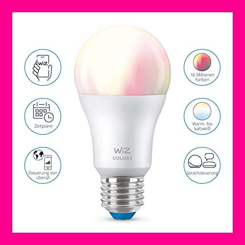 Alexa WiZ E27 LED Glühbirne Lampe Tunable White & Color (personalisiert?)
