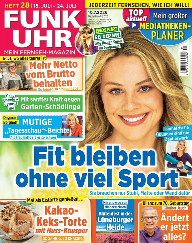 Funk Uhr Abo (52 Ausgaben) für 129,80 € mit 115 € Amazon- oder 120 € Zalando-Gutschein