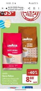 Lavazza Caffè Crema Classico und e aroma - ganze Bohne 1 kg - Aldi Nord/Süd