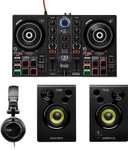 [ Recordcase ] Hercules DJLearning Kit | 2-Deck DJ Controller, 2.0 Lautsprecher, DJ-Kopfhörer