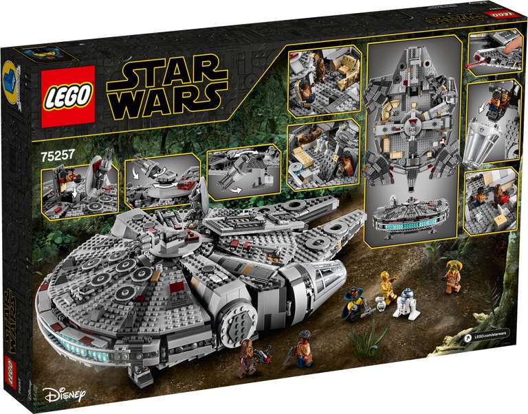 LEGO Star Wars - Millennium Falcon (75257, 1351 Teile, ~8.3 Cent pro Stein)