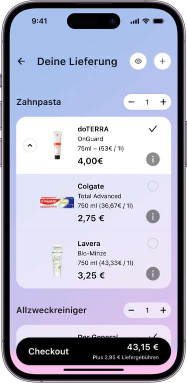 Kiip AI Testen 15€ Rabatt auf die 1 Bestellung sichern (Lebensmittel & Haushaltswaren) (25€ MBW)