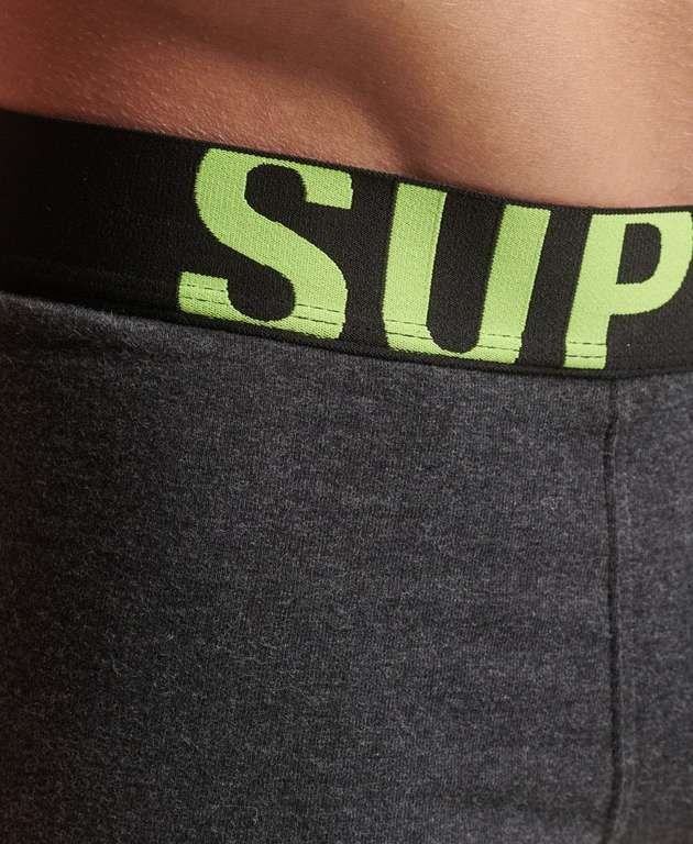 Superdry Herren Unterhosen Aus Bio-Baumwolle Mit Logo, Doppelpack